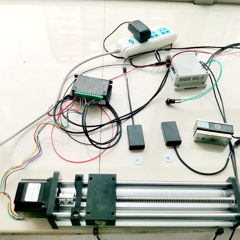 stepper motor control system for secret chamber