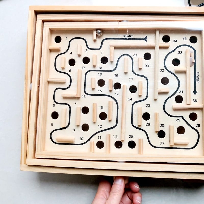 maze board real life escape