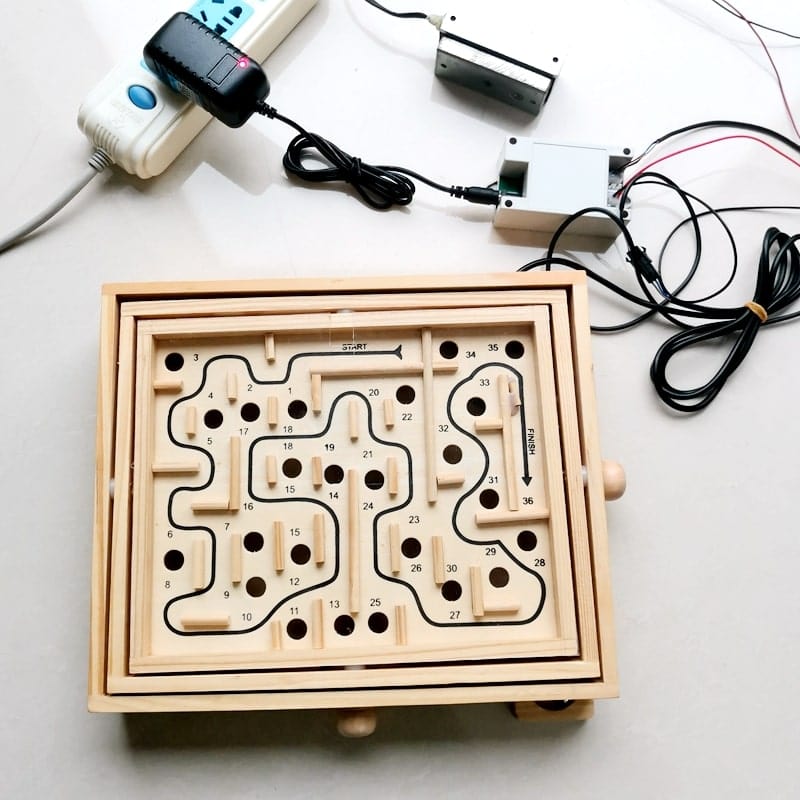 wooden puzzles for escape room and detective party game